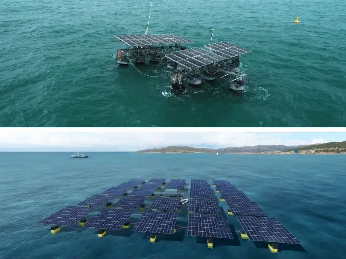 Un parc solaire offshore d’un mégawatt-crète installé pour alimenter le port de Sète-Frontignan (34) en électricité décarboné