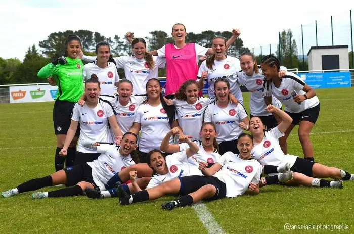 équipe foot féminine de l'Université de Montpellier