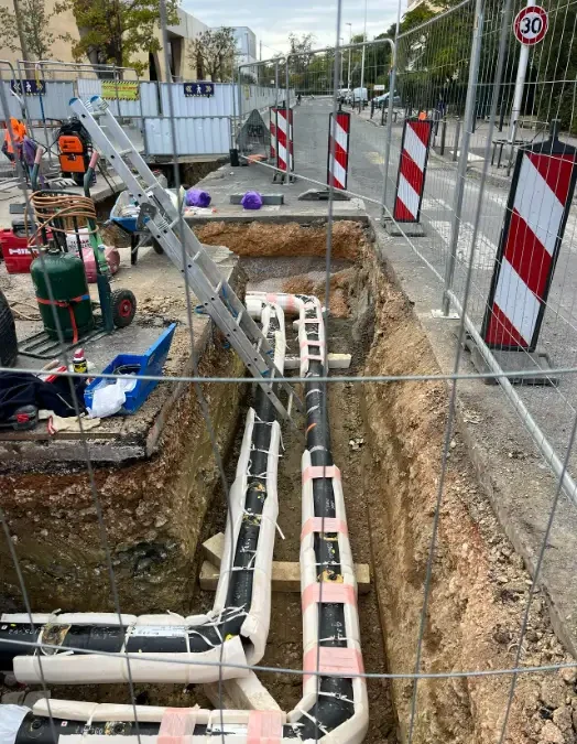 Réseau de chaleur urbain : les canalisations d’EHTP (NGE-BTP) avancent à La Mosson (Montpellier) 