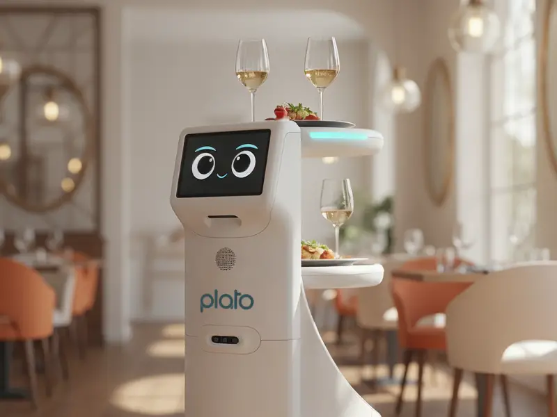 Lundi Matin acquiert le robot Plato d’Aldebaran 7 - Les indiscretions Plato - Les indiscretions