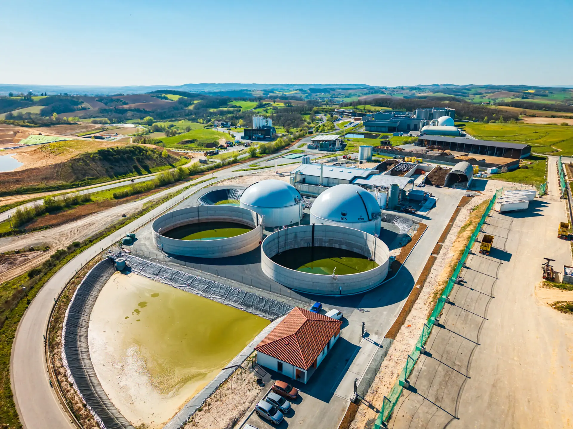 Biodéchets : l'usine de méthanisation de CVE inaugurée dans le Tarn 1 - Les indiscretions Trifyl CVE Drone 21 - Les indiscretions