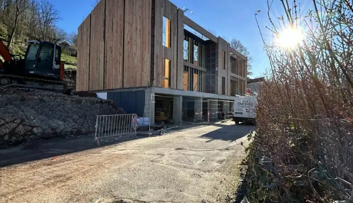 À Luzenac (09), le bailleur Alogea construit un ensemble locatif en ossature bois 