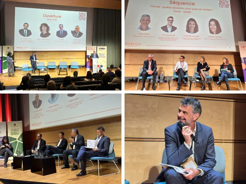 Décentralisation, innovation, logement, transitions… Tout sur le Forum Dev&Co (13-14/11, Montpellier) 1 - Les indiscretions devco 2025 - Les indiscretions