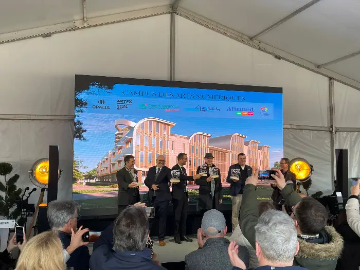 L’école ARTFX lance son nouveau campus à 70 M€ à Montpellier 1 - Les indiscretions Première pierre ARTFX. ©Jules Mestre