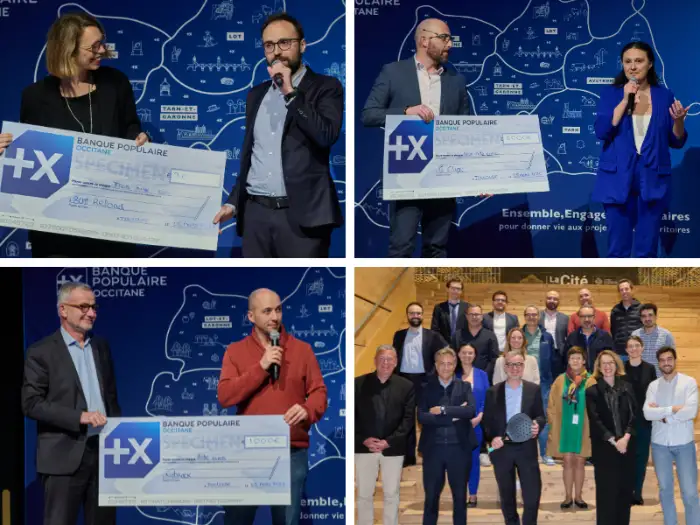 Innovation : Batt-Reload, G.Clips Biotech et Nobrak récompensés à La Cité 6 - Les indiscretions Banque populaire du sud next innov