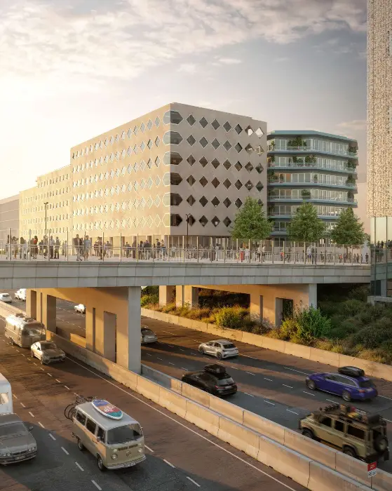 L’architecte Manuelle Gautrand va signer un nouveau projet immobilier à Cambacérès (Montpellier) 1 - Les indiscretions Espace E2 ©Altémed