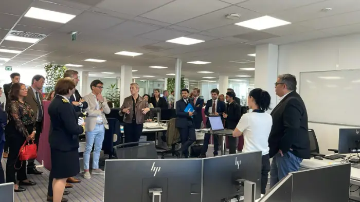 IA, rugby et souveraineté numérique : immersion dans la visite ministérielle chez Septeo