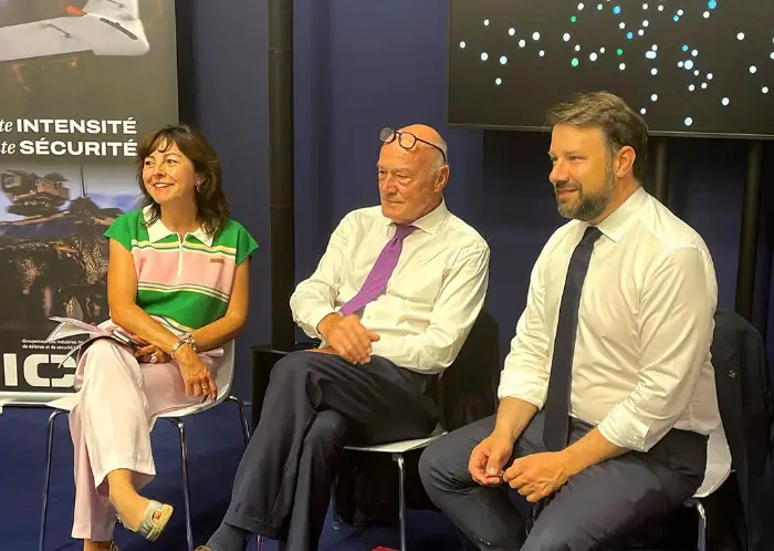 Carole Delga (Région Occitanie), Alain Rousset (Région Nouvelle-Aquitaine) et Loïg Chesnais-Girard (Région Bretagne) ©DR